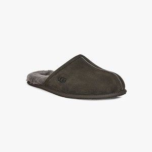 Ugg Scuff Men Slippers Black/Olive (7542HWNTL)